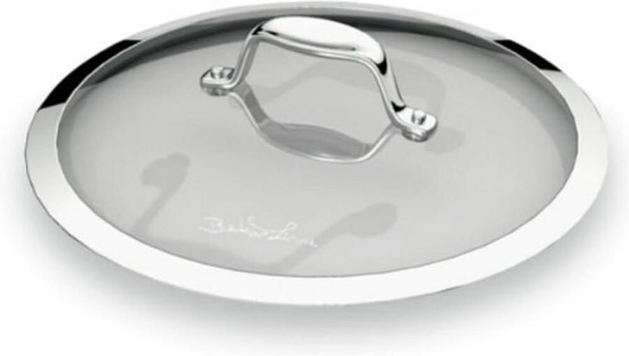 Glazen Deksel Kookgerei Deksel Koken op Inductie Vaatwasmachinebestendig 14 cm Zilver