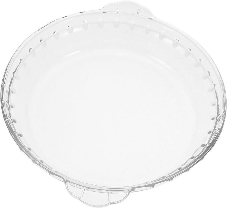 Glazen Deksel Magnetron Deksel Gezond Koken Hittebestendig Glas 22.7 cm Transparant