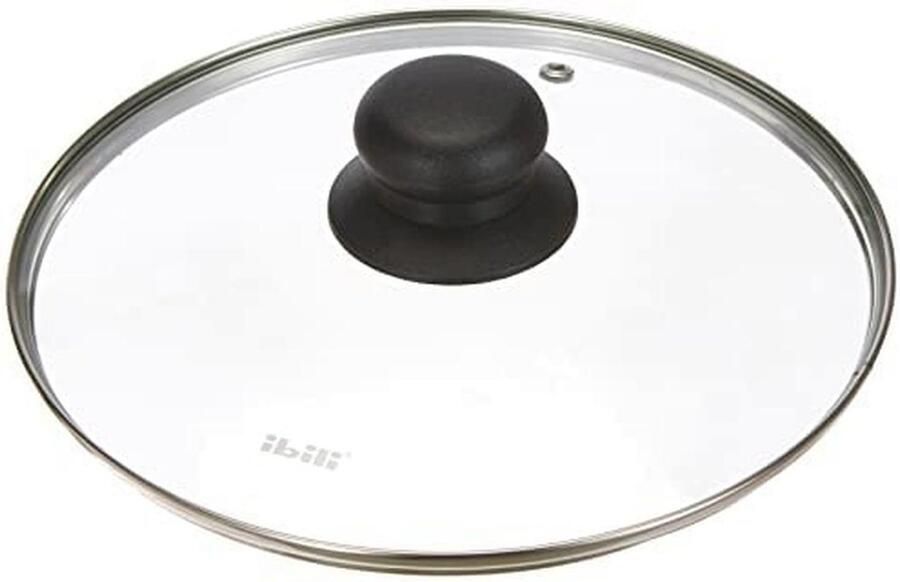 Glazen deksel met stoomgaatje 22 cm - Foto 2