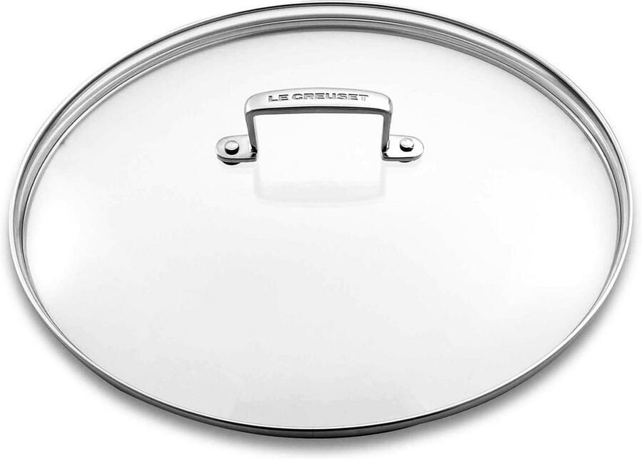 Glazen Deksel Pan Deksel Koken Hittebestendig Glas 28 cm Diameter Transparant