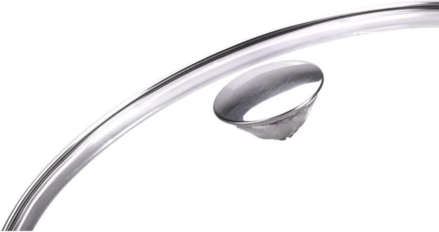 Glazen Deksel Kookdeksel Pannen Koken Bakken Ovenvast Materiaal 16 cm Diameter Transparant