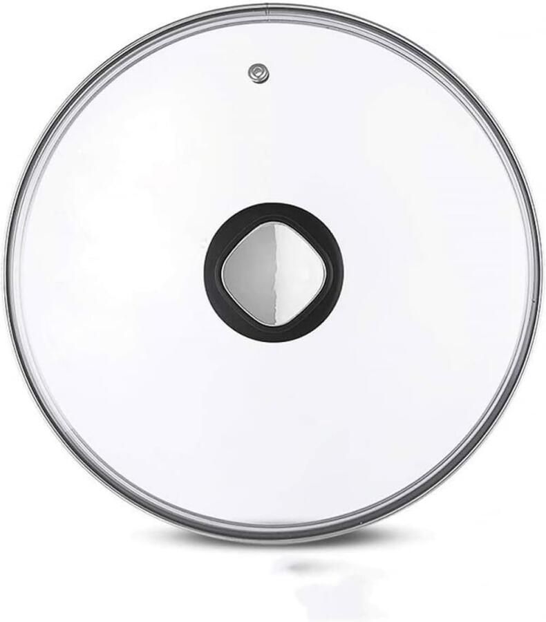 Glazen Deksel Reserve deksel Koken en braden Met stoomuitlaat 14 cm Transparant