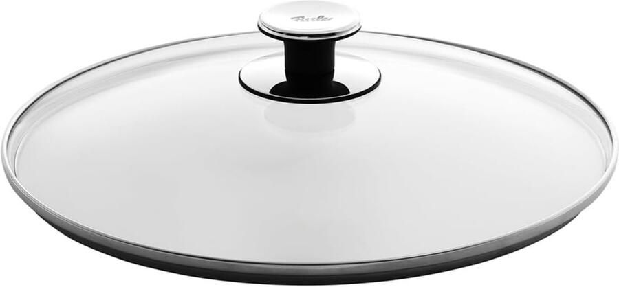 Glazen Deksel Reserve Deksel Koken Ergonomische Handgreep 30 cm Diameter Transparant