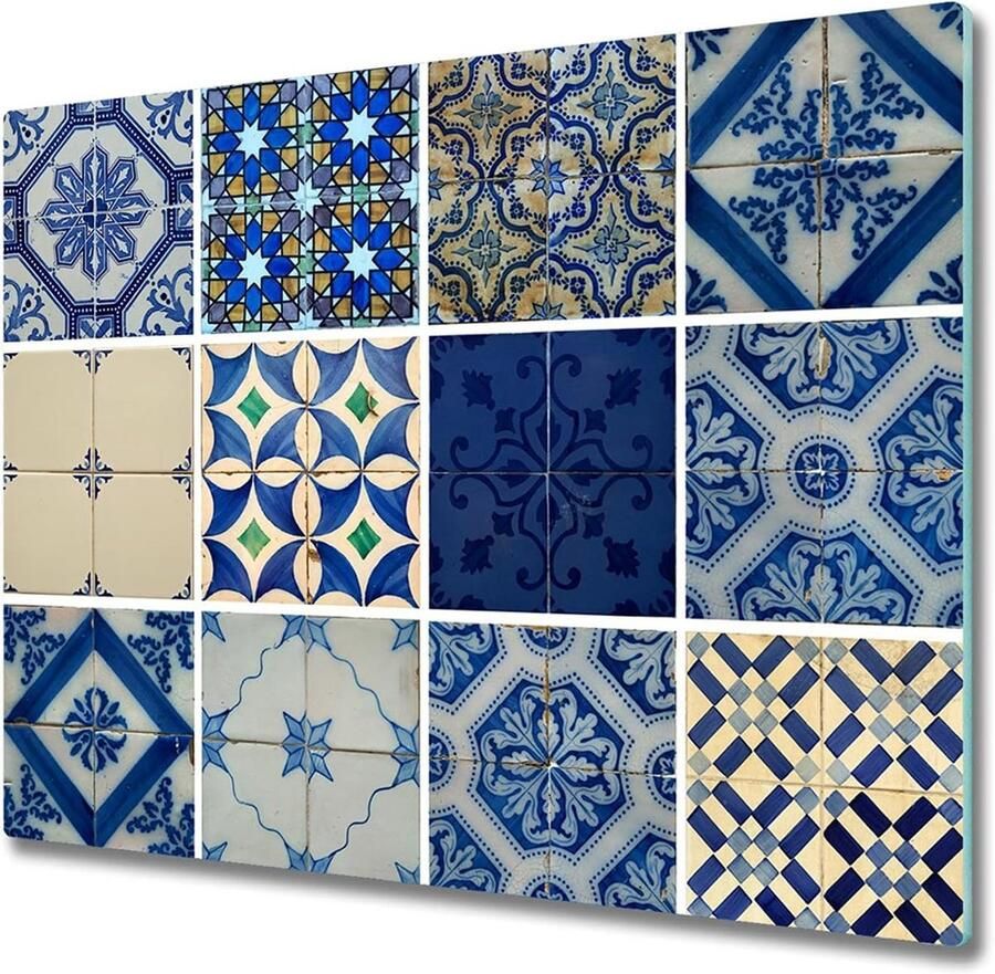 Glazen Deksel voor Kookplaat of Achterwand 60x52cm Krasbestendig & Hittebestendig Glas
