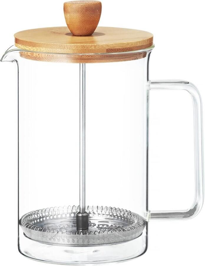 Glazen French Press Koffiezetapparaat 0 6 Liter voor Heerlijke Koffie
