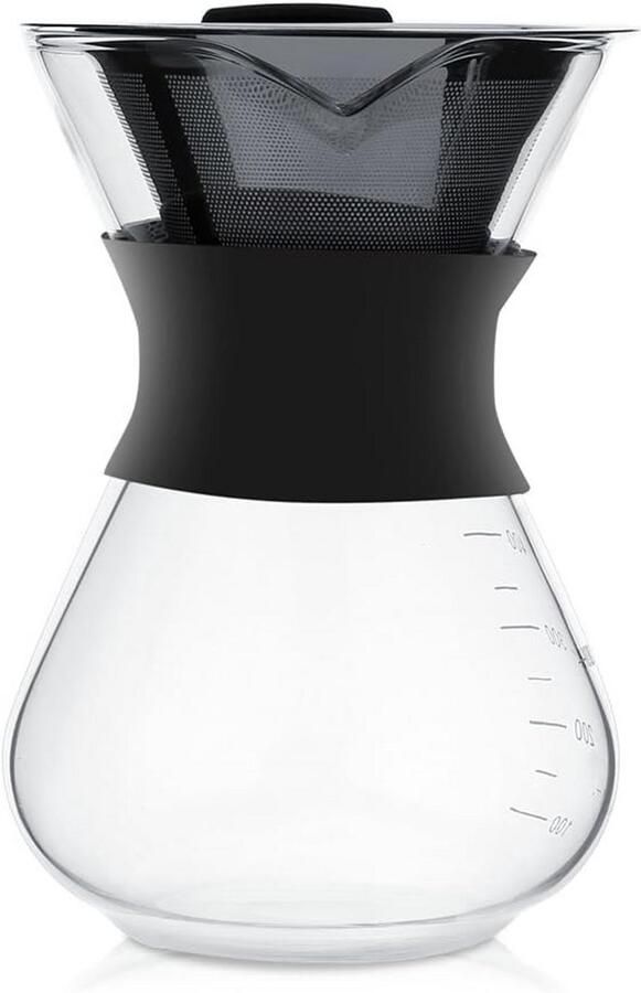 Handmatige Druppelfilter Koffiezetapparaat met Roestvrijstalen Filter 400ml