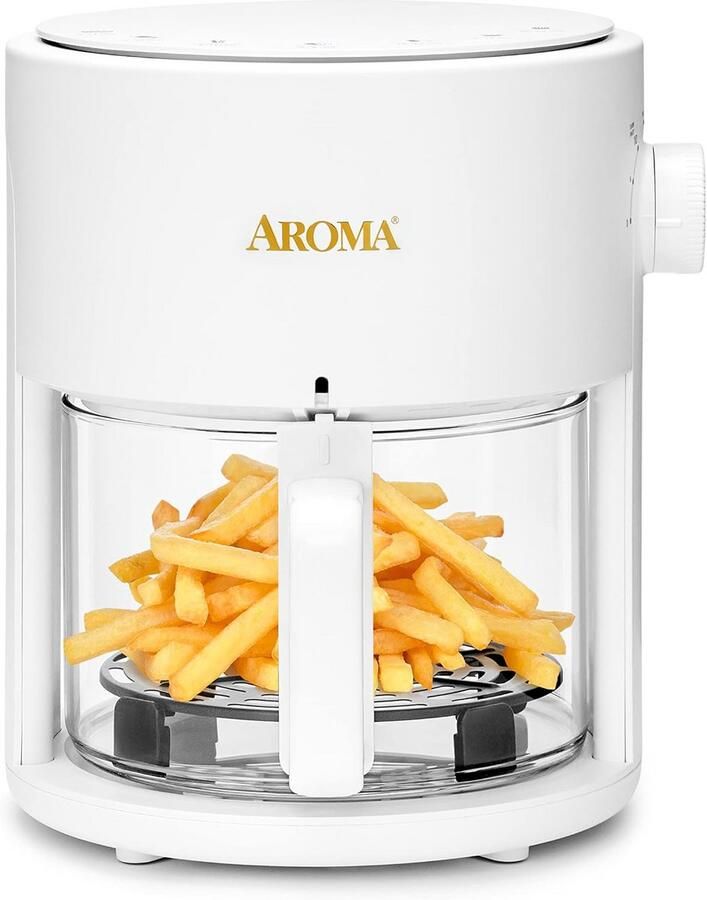 Glazen heteluchtfriteuse en convectieoven met 360 graden Crisp Technologie