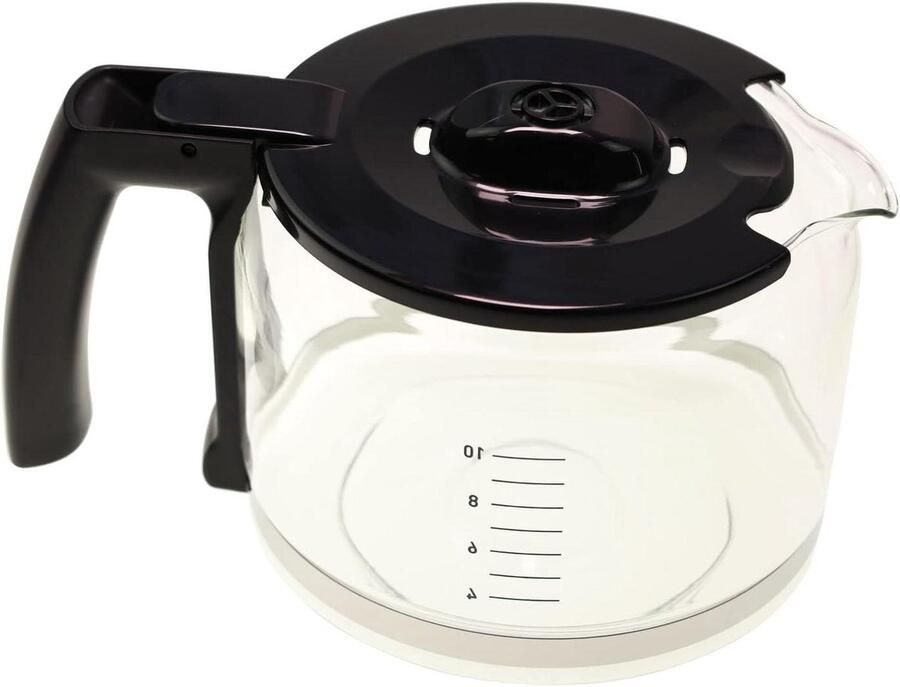 Glazen kan compatibel met reserveonderdeel voor Krups SS-208836 KM8328 Grind Aroma koffiezetapparaat