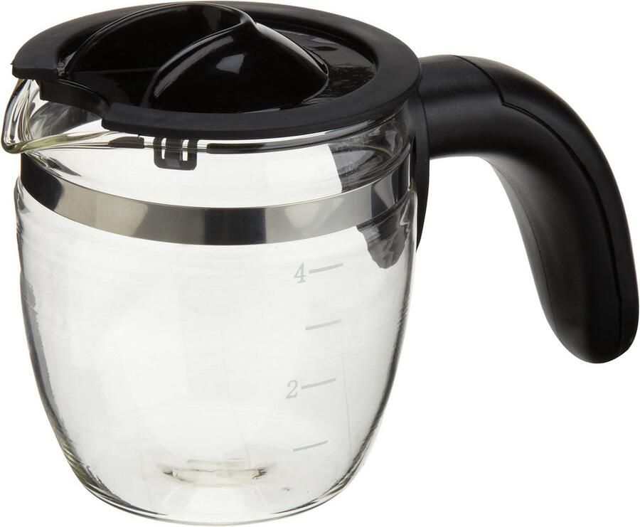 Glazen Kan met Deksel voor Espressomachines