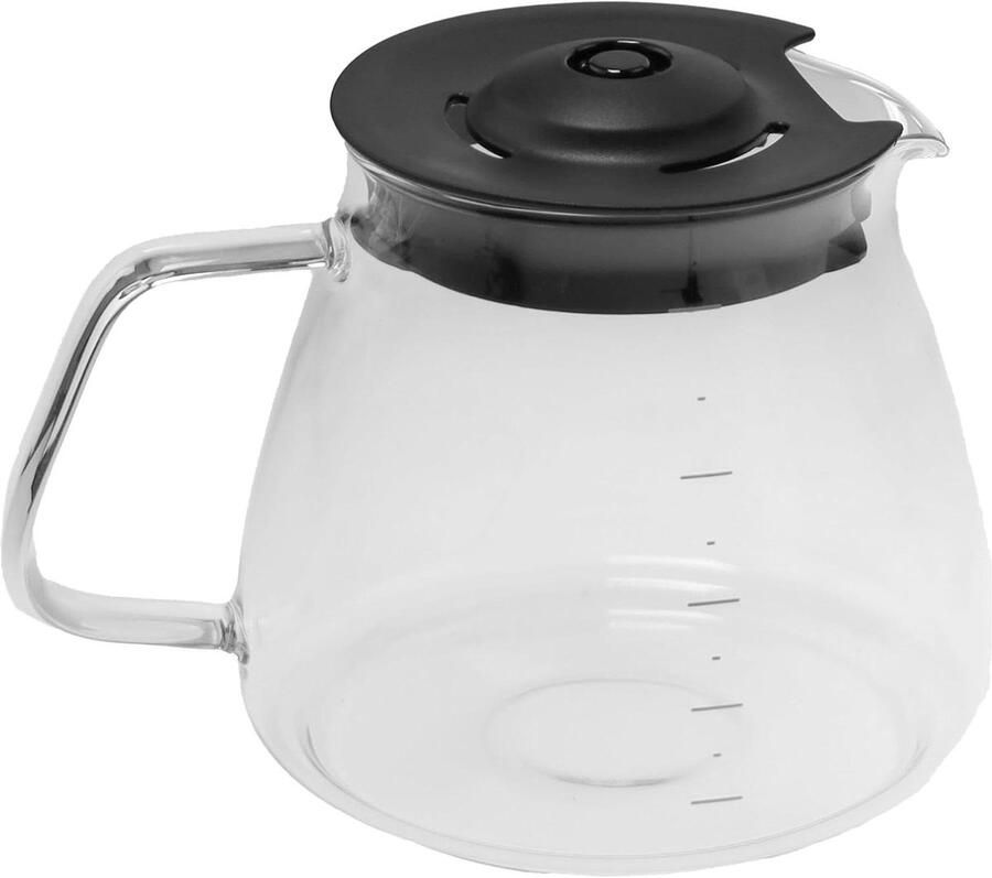 Glazen Karaf Reserveonderdeel Koffiezetapparaat Koffie Maken Specifiek Ontworpen 410 Gram Zilver