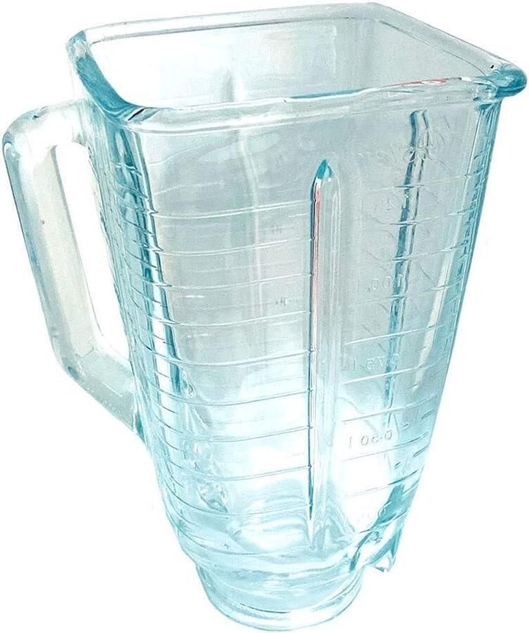 Glazen Karaf Vierkant Mixer Kan Dranken Serveren Hoogwaardig Reserveonderdeel 125 L Transparant