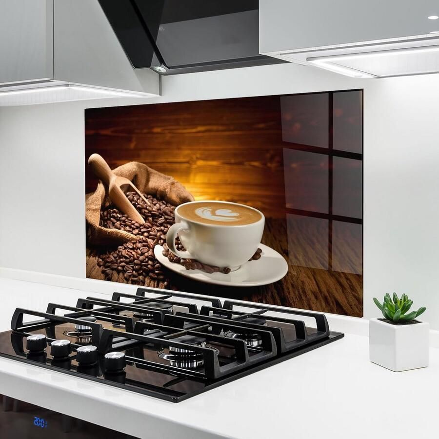 Glazen Keuken Achterwand Spatscherm 50x70 cm 5mm Gehard Glas voor Fornuis