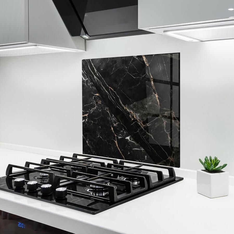 Glazen Keukenachterwand 60x60 cm voor Fornuis 5mm Gehard Glas