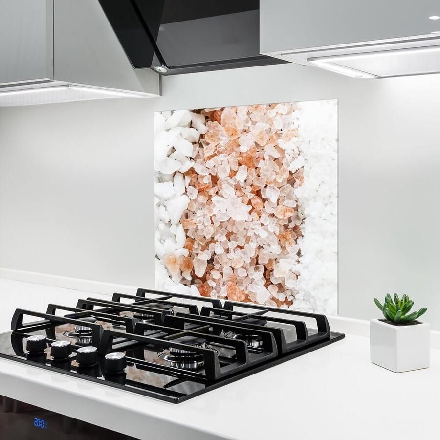 Glazen Keukenwand Spatwand Plaat Bescherming Koken 3D UV Print 60x60 cm Gekleurd