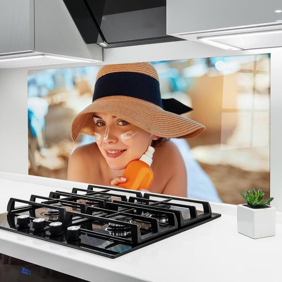 Glazen Keukenwand Spatwand Plaat Bescherming Koken Gehard Veiligheidsglas 60x120 cm Landschappen
