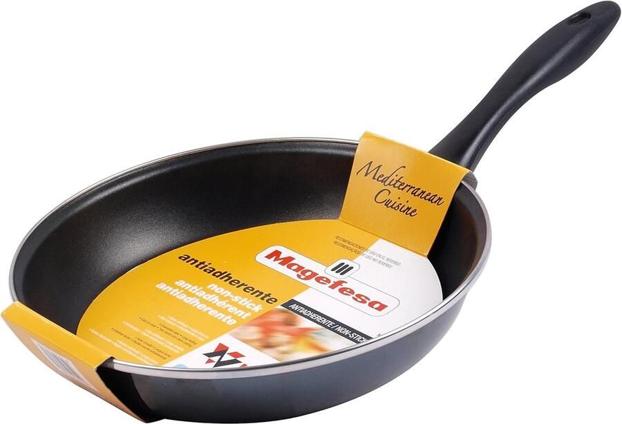 Glazen Koekenpan 26 cm Zwart Geschikt voor Inductie en Vaatwasser