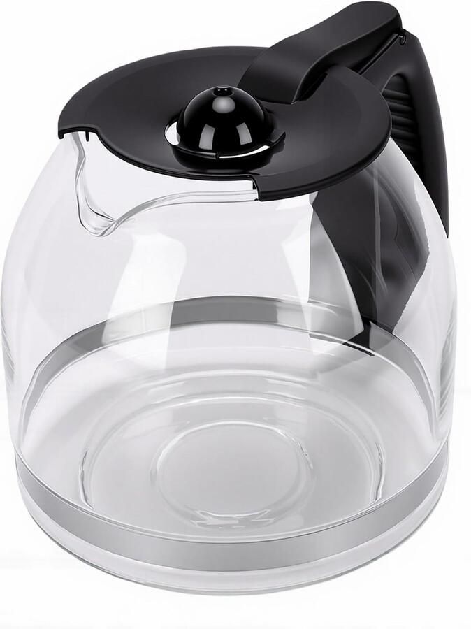 Glazen Koffie Karaf Vervangingskan Koffiezetapparaat Verse Koffie Serveren Borosilicaatglas Hittebestendig 18 Liter Transparant