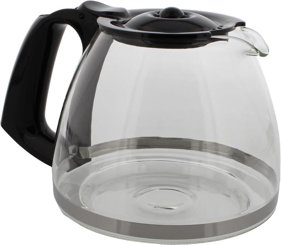 Glazen Koffiekan Reservekan Koffiezetter Verse Koffie Maken Met Deksel 15 Koppen Transparant