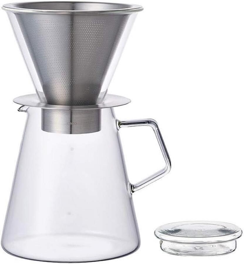 Glazen Koffiezetapparaat met Fijnmazig Filter