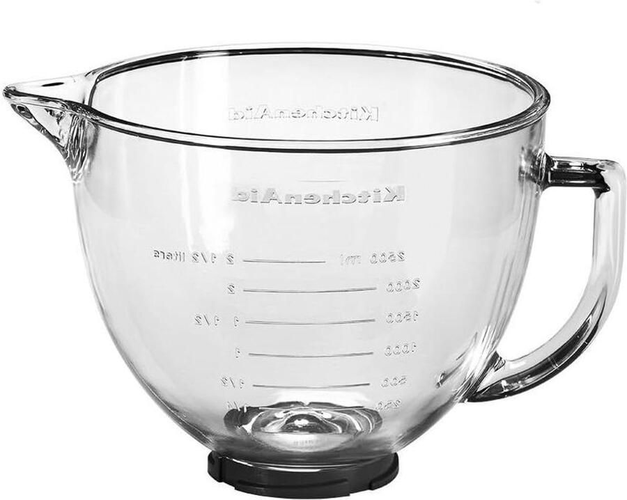 Glazen Kom Mengkom Deksel Bakken Maken Vaatwasser Vriezer Magnetron 48 Liter Transparant
