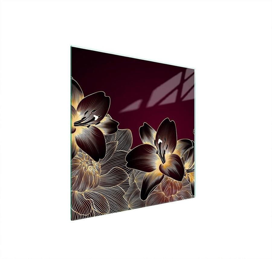 Glazen Kookplaat Afdekker 50x52 cm: Snijplank Spatwand & Bescherming voor Inductie en Keramisch