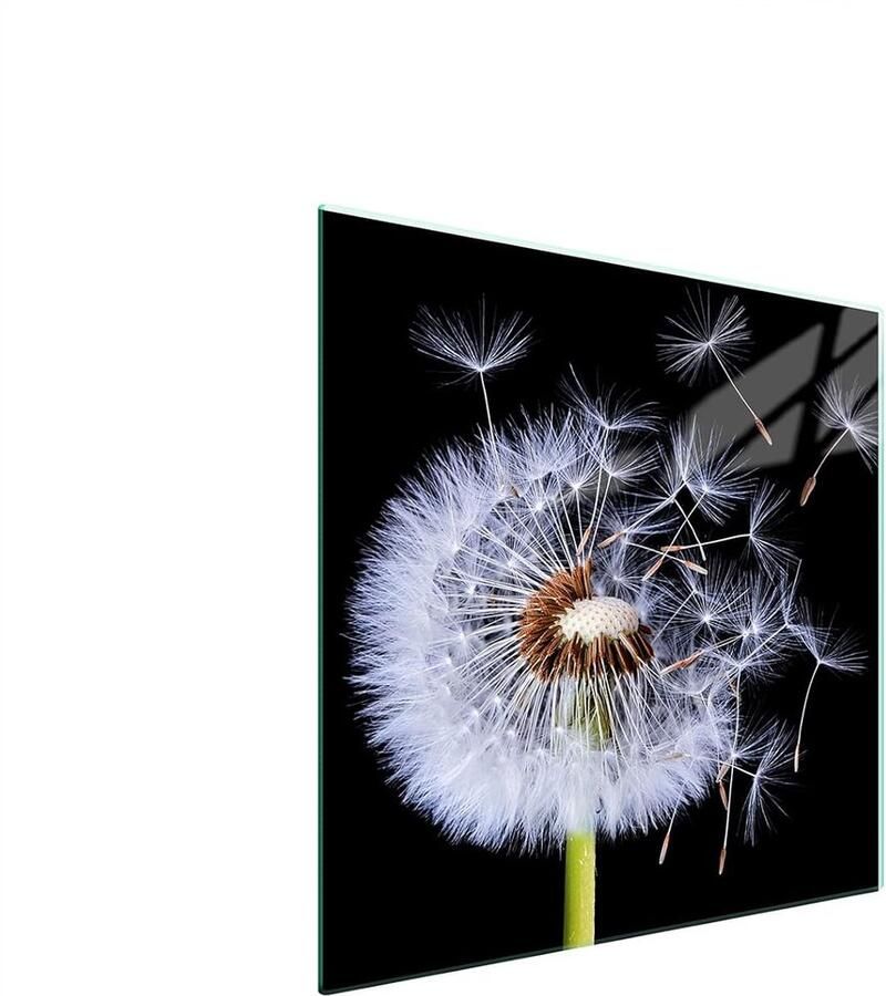 Glazen Kookplaat Afdekplaat Snijplank 50x52 cm Hittebestendige Spatbescherming voor Keramisch & Inductie
