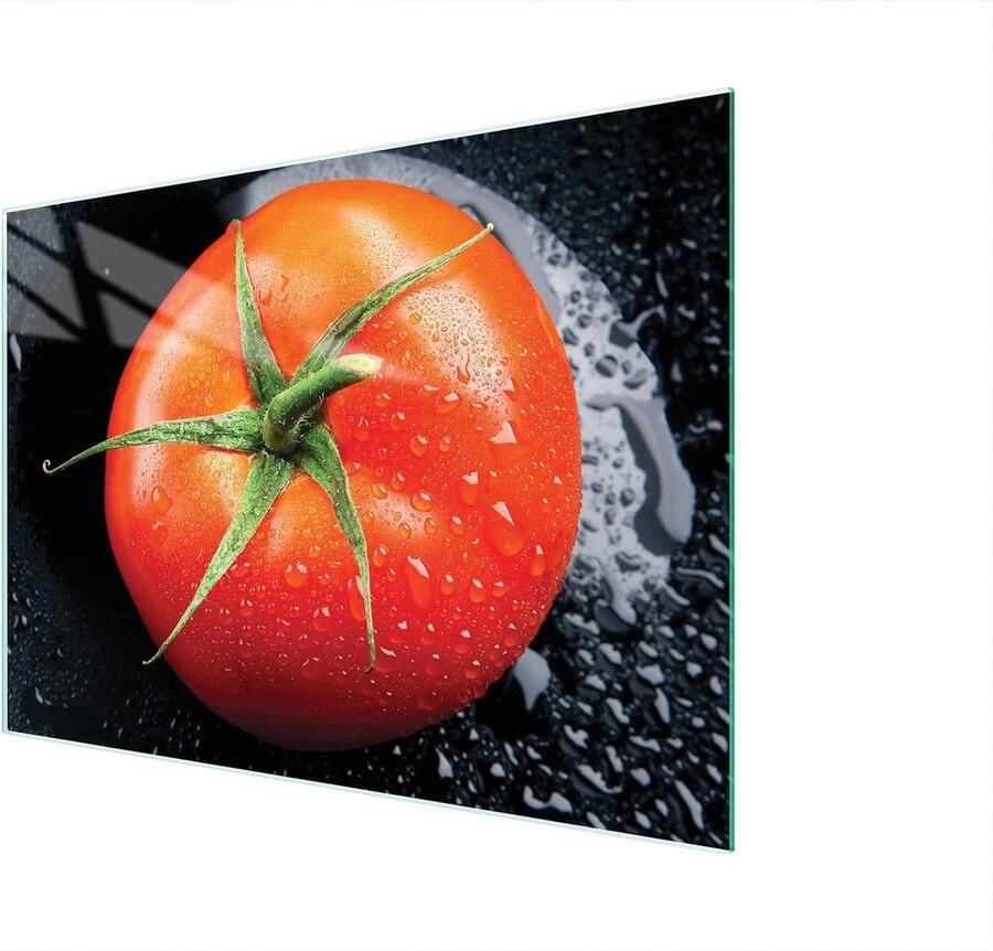Glazen Kookplaat Afdekplaat Snijplank Glas Keuken Beschermen Gehard Glas 40 x 30 cm Veelkleurig