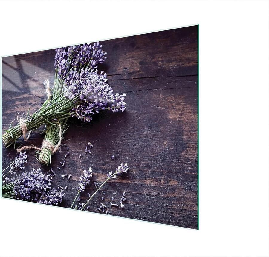 Glazen Kookplaat Afdekplaat Snijplank Werkbladbeschermer Keuken Beschermen Gehard Krasbestendig Glas 40 x 30 cm Veelkleurig