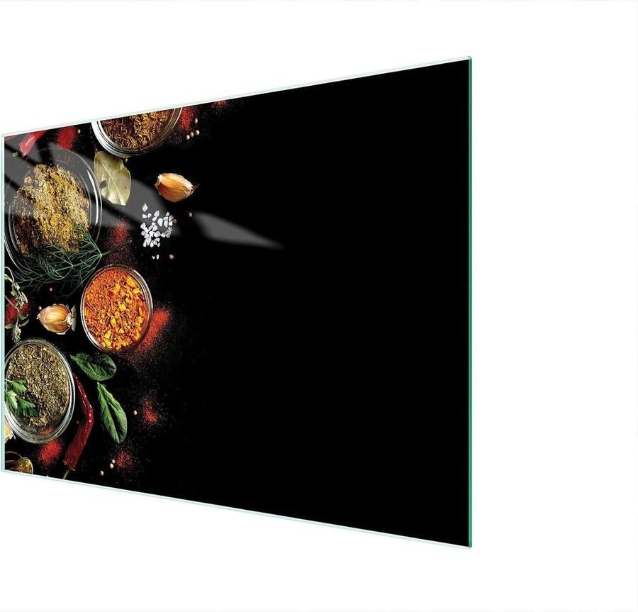 Glazen Kookplaat Afdekplaat Snijplank Werkbladbeschermer Keuken Beschermen Gehard Krasbestendig Glas 40 x 30 cm Veelkleurig