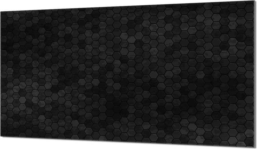 Glazen Kookplaat Afdekplaat Spatbescherming Keuken Extra Werkruimte Creëren Gehard Glas 90 x 52 cm PATROON