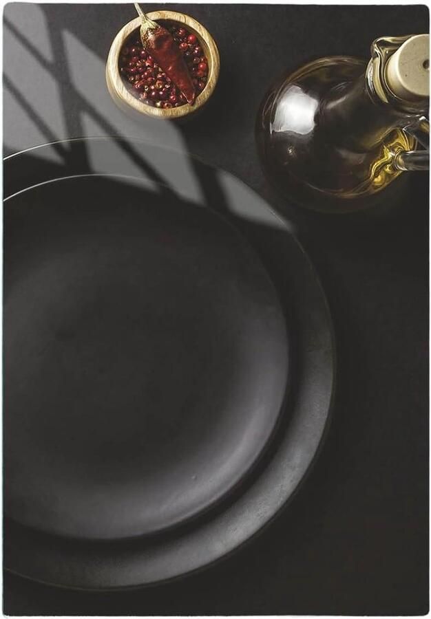 Glazen Kookplaat Afdekplaat Werkbladbeschermer Spatscherm Keuken Decoratie Bescherming Gehard Glas Krasbestendig 35 x 52 cm Veelkleurig