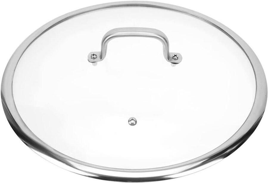Glazen Kookpot Deksel Pan Deksel Koken en Bakken Met Stoomventilatie 30CM Transparant