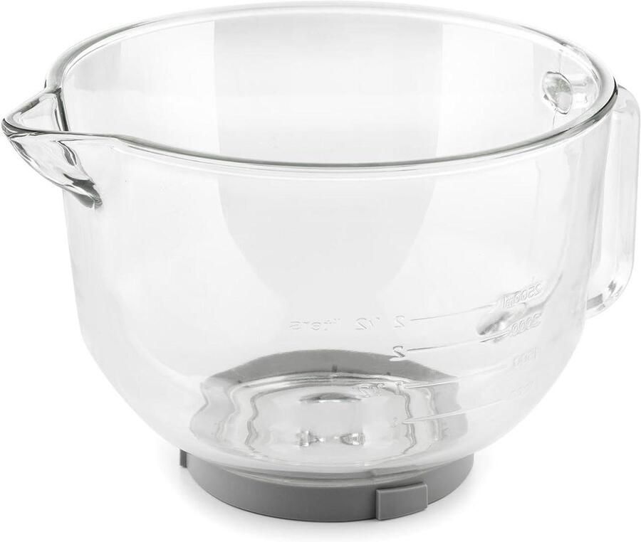 Glazen Mengkom Kom Accessoire Keukenwerk Breukvast Glas 25 Liter Transparant