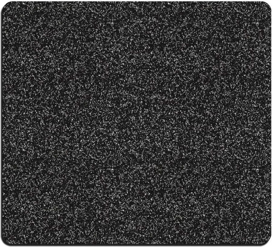 Glazen multi-snijplaat motief granietglas donkergrijs 56 x 50 x 14 cm afdekplaat voor gasfornuis