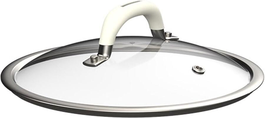Glazen Pan Deksel Pannen Deksel Vervanging Koken en Stoven Hittebestendig Gehard Glas 16cm tot 32cm Transparant