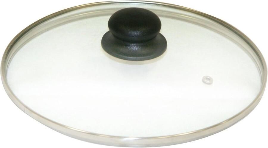 Glazen Pan Deksel Pot Deksel Koken en Bakken RVS Rand 20 cm Transparant