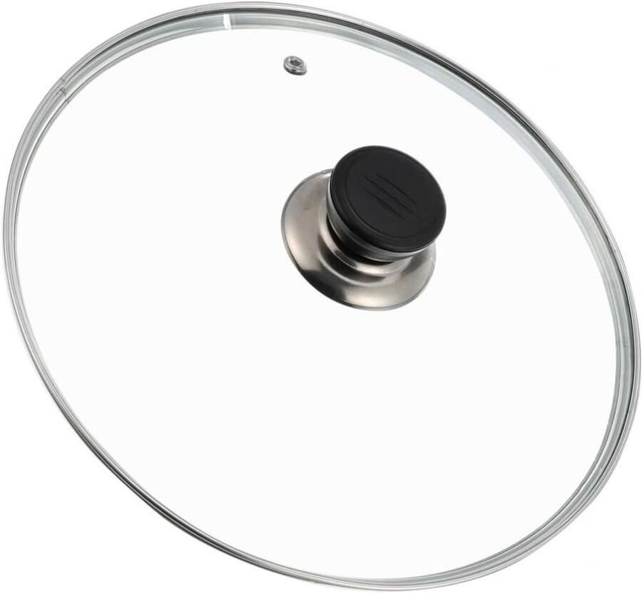 Glazen Pan Deksel Pot Deksel Vervanging Koken en Bakken Met Ventilatiegat 32 cm Transparant