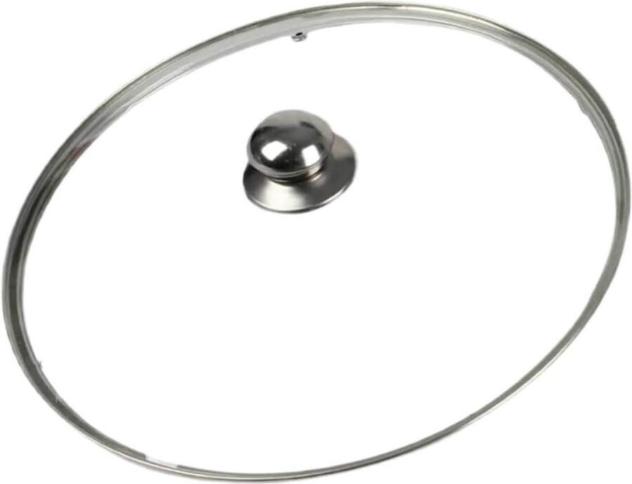 Glazen Pannendeksel Braaddeksel Potdeksel Gelijkmatig Koken Met Ventilatie 30 cm Transparant