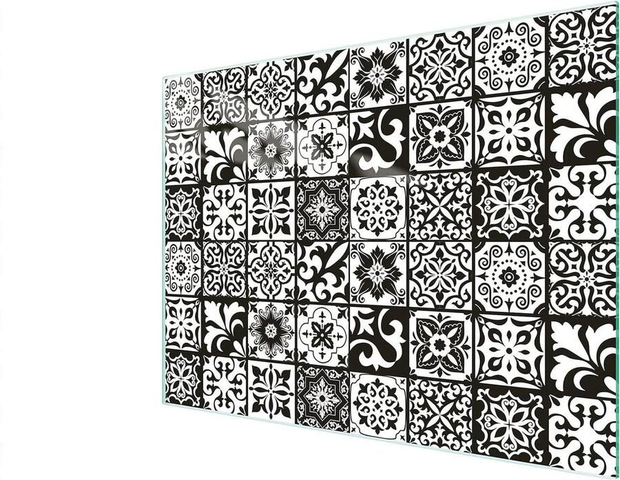 Glazen Plaat Snijplank Kookplaat Keuken Beschermen Gehard Glas 30 x 22 cm Mozaïek