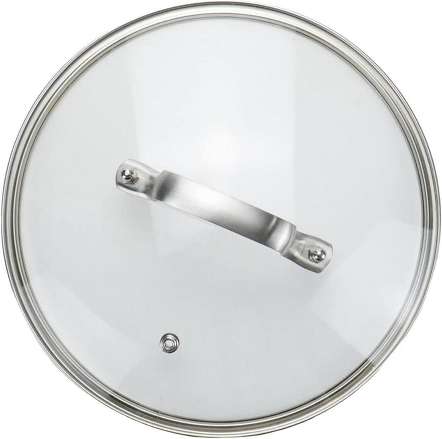 Glazen Pot Deksel Reserve deksel pan Koken en braden Gehard glas 180℃ 23 cm buitendiameter