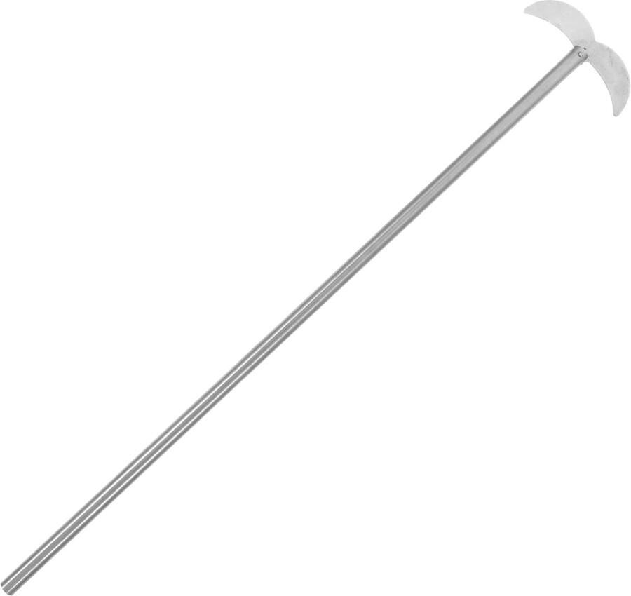 Glazen Roerder Mixer Staaf Laboratorium Mixen Stil en Trillingsvrij 36.5 cm Zilver