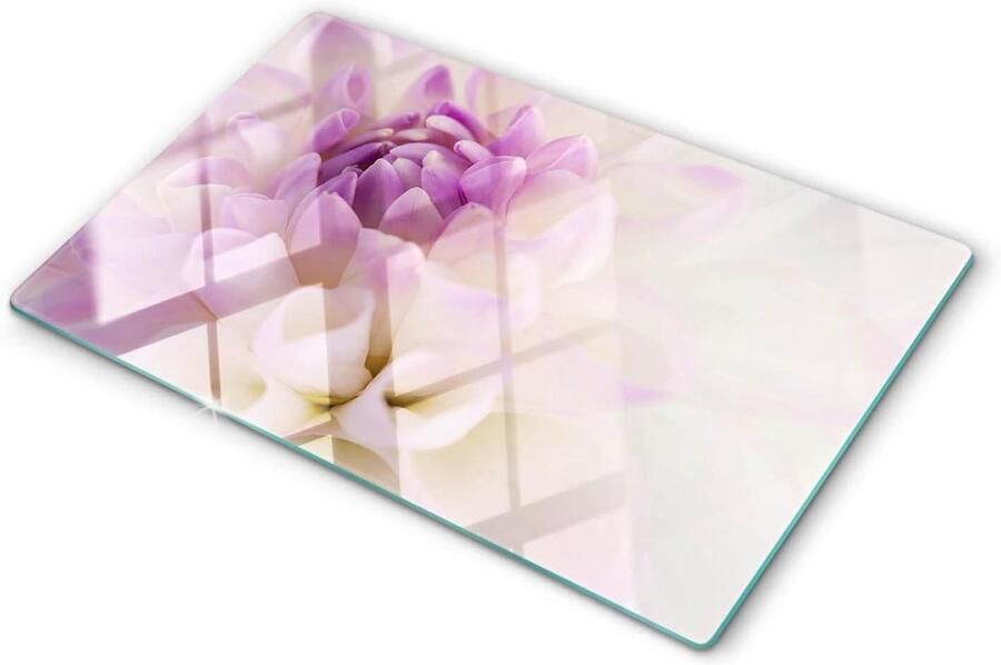 Glazen snijplank Kookplaat afdekking Keuken bescherming Gehard glas 4mm 80x52cm