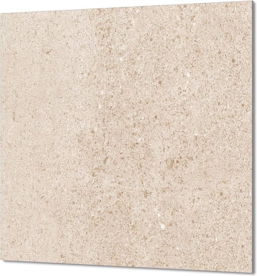 Glazen Spatbescherming Achterwand Keuken Kookplaat Beschermen Gehard Glas 60x65 cm Beige