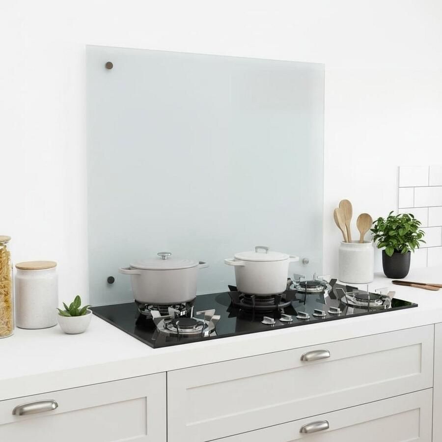 Glazen spatbescherming voor fornuis en keukenachterwand Hittebestendig en makkelijk schoon te maken - Foto 2