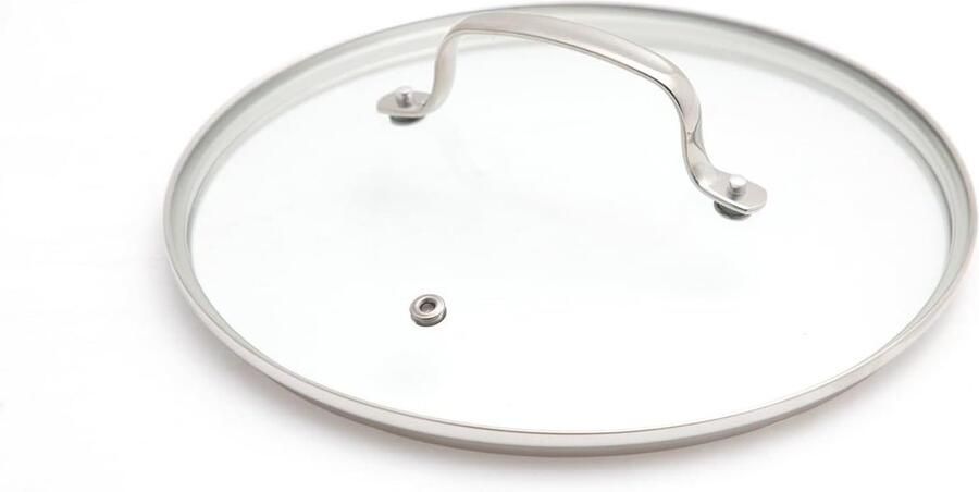 Glazen Steelpan Deksel Kookdeksel Gehard Glas Koken en Stoven Met Stoomafvoer 17.5 cm Transparant