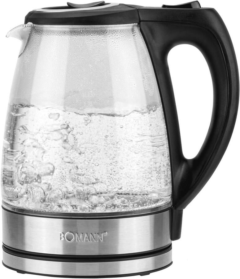 Glazen Waterkoker 1 7 Liter met Draadloze Technologie en Veiligheidsfuncties