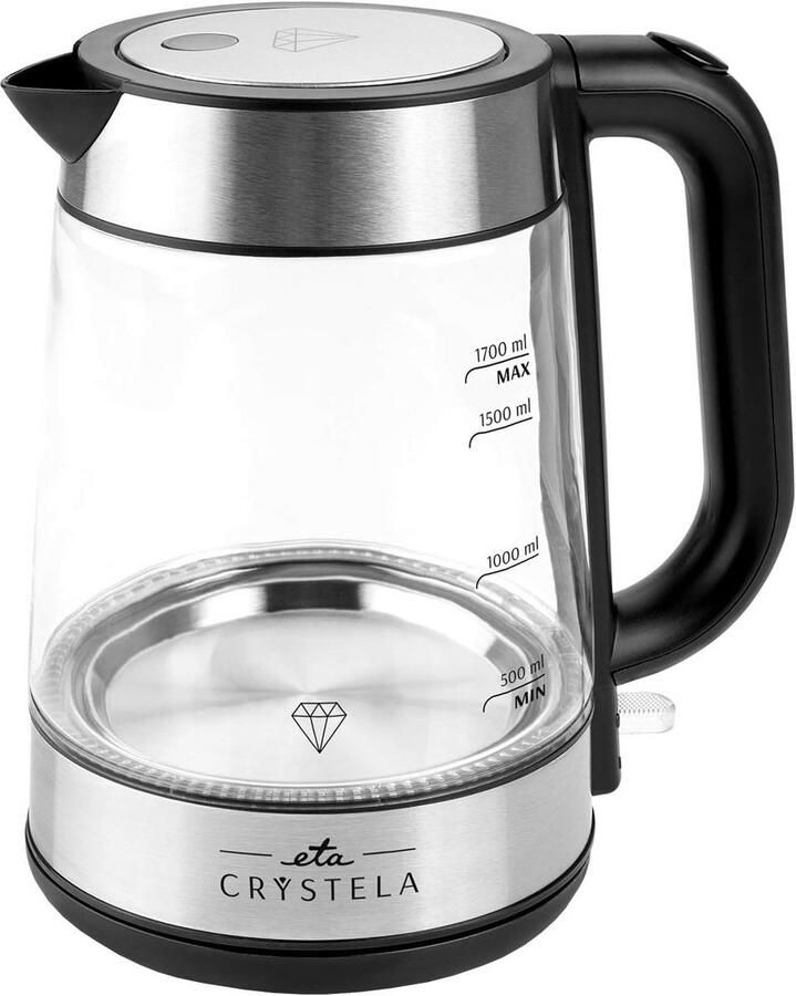 Glazen waterkoker 1 7 liter met LED-verlichting en automatische uitschakeling