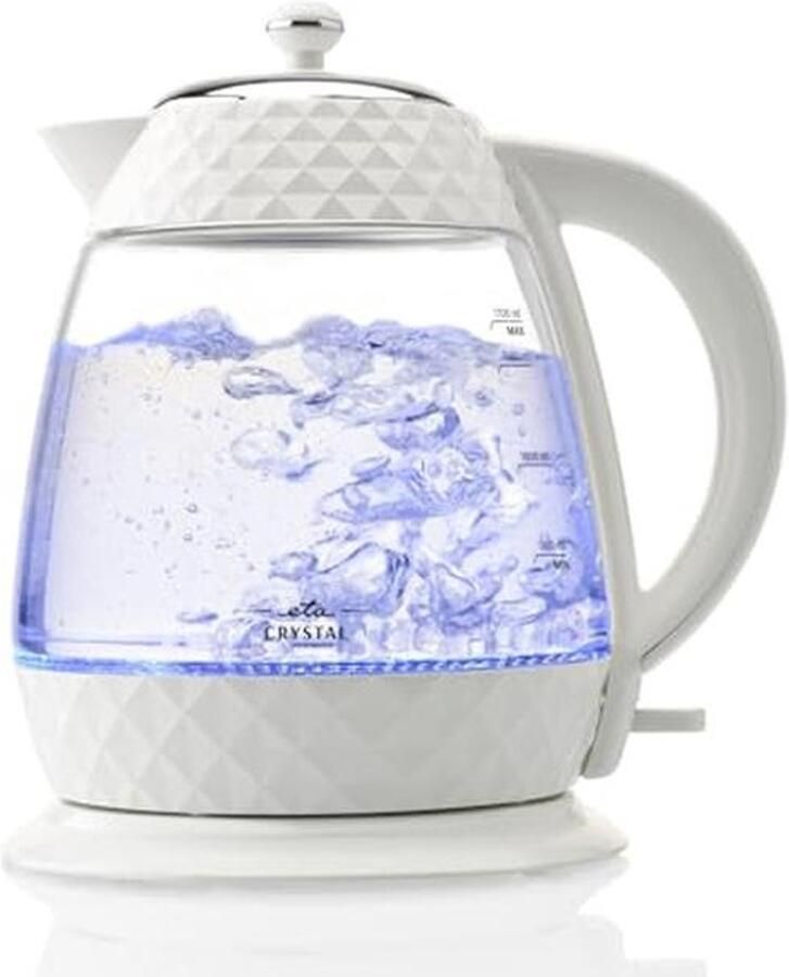 Glazen Waterkoker 1 7L 2200W met Automatische Uitschakeling en Kalkfilter