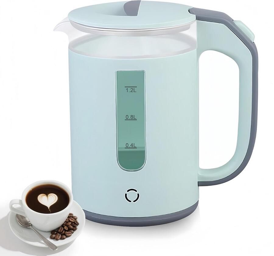 Glazen Waterkoker 1.2 Liter Snelkoker met RVS Filter