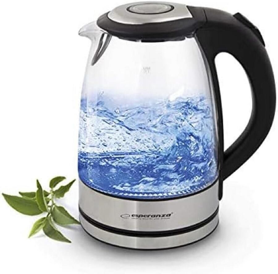 Glazen Waterkoker 1.7L met LED Verlichting Snoerloos Model